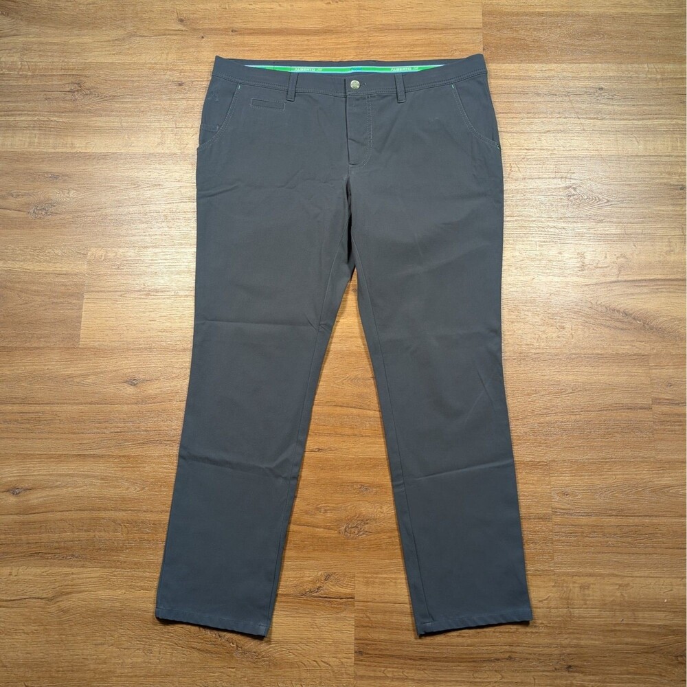 Alberto Rookie Golf Mens Size 56 40x30 Gray Regular Fit Pro 3x Dry Cooler Pants